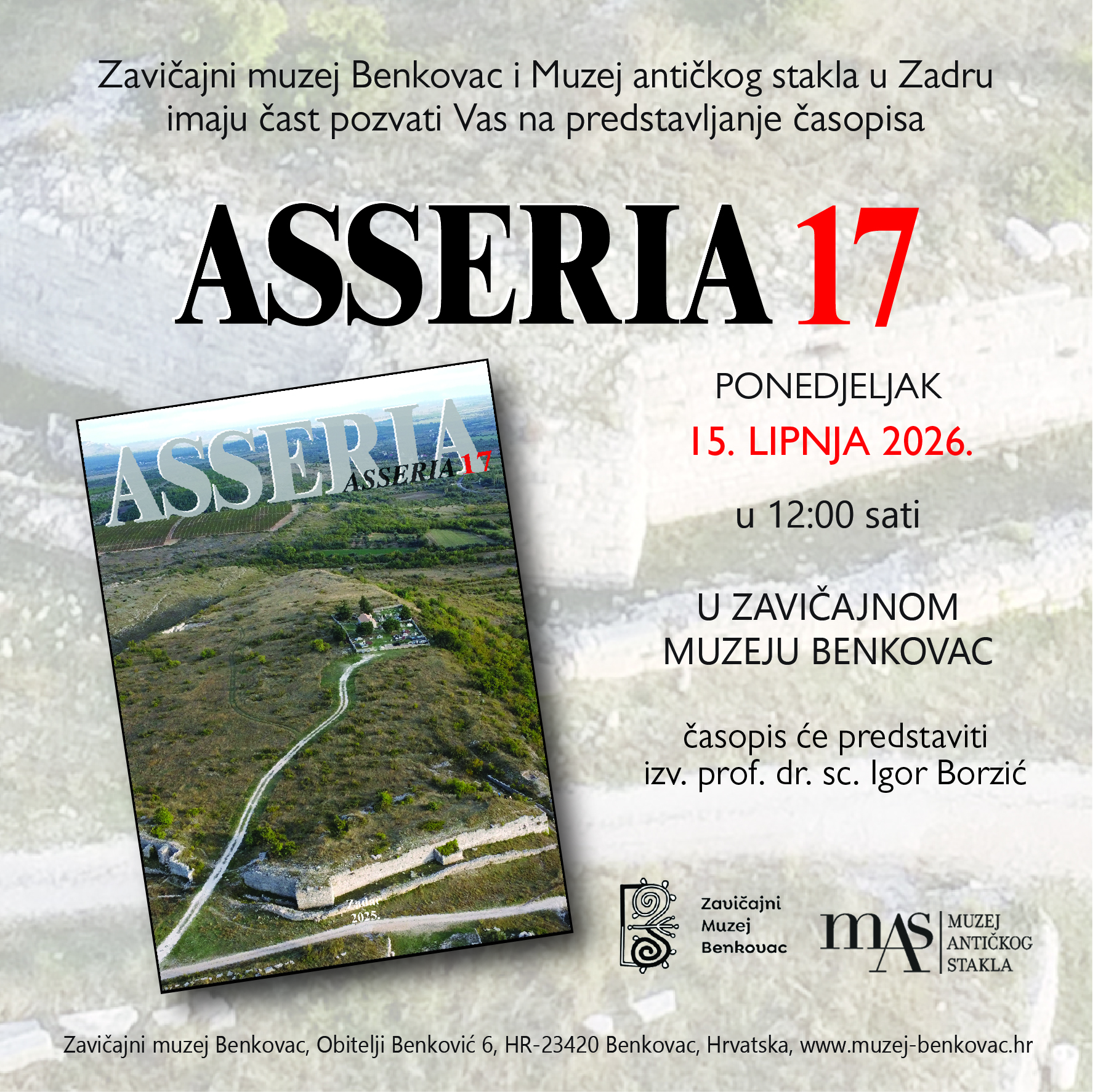 Predstavljanje novog broja časopisa Asseria u Benkovcu