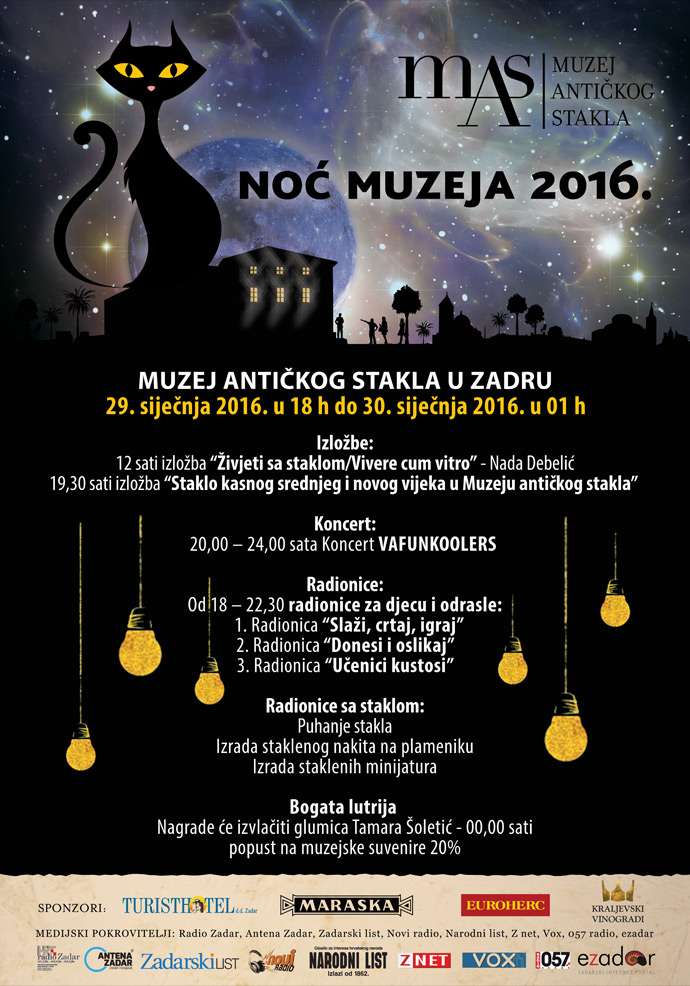 Noć muzeja 2016. u Muzeju antičkog stakla
