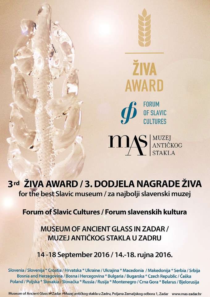 3rd Živa award for the best Slavic museum