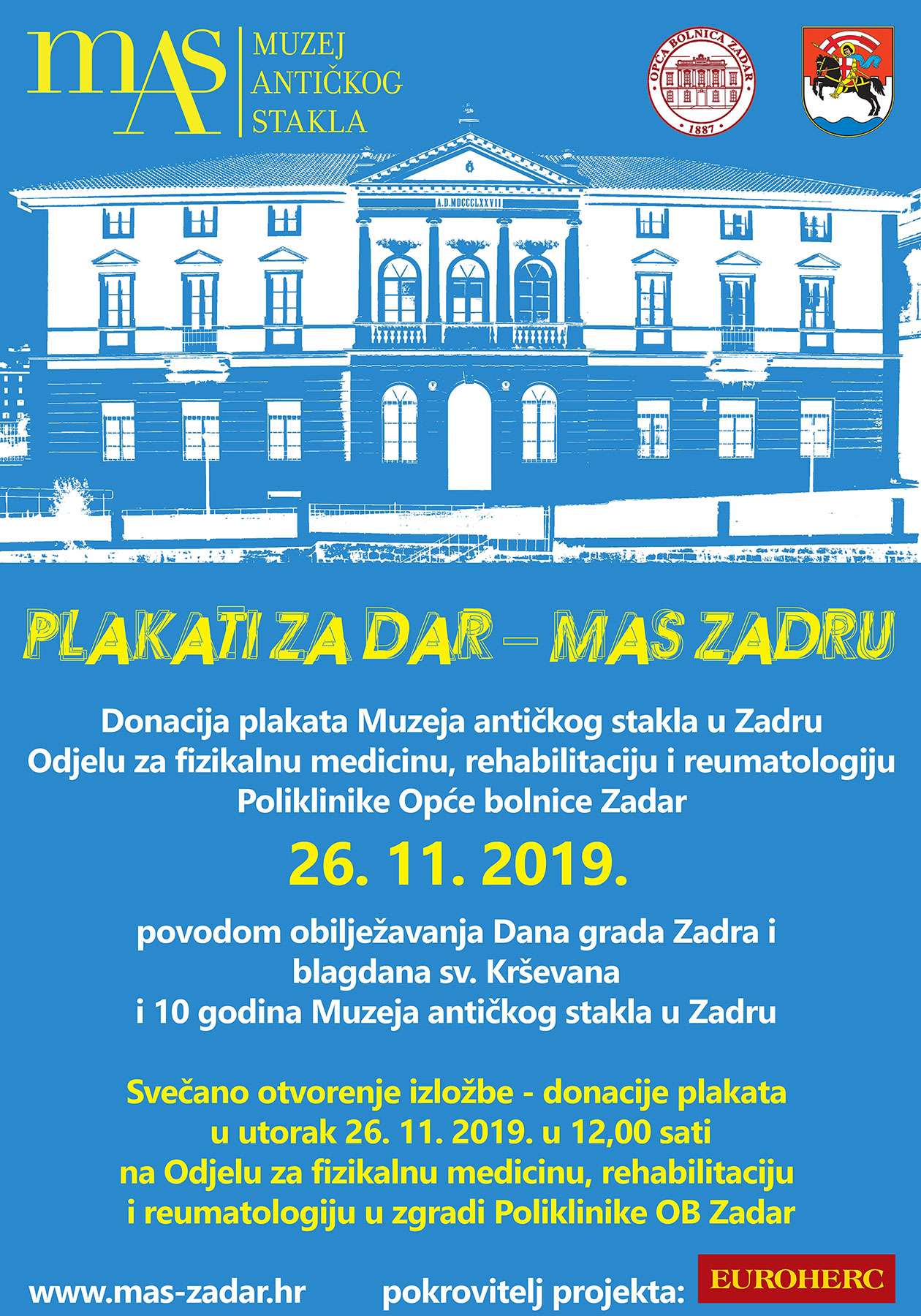 Izložba – Plakati za dar – Mas Zadru