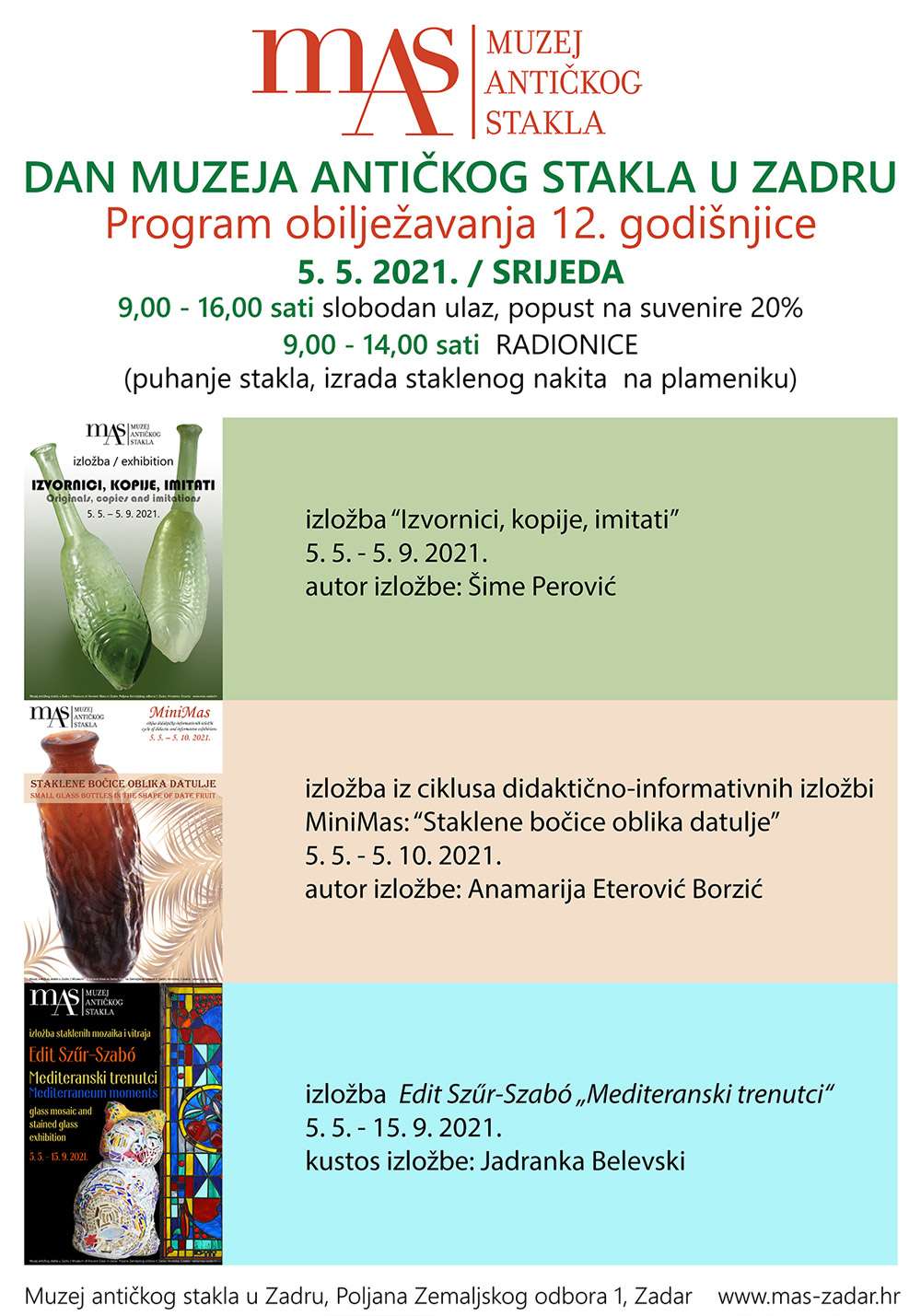 Dan Muzeja Antičkog stakla u Zadru