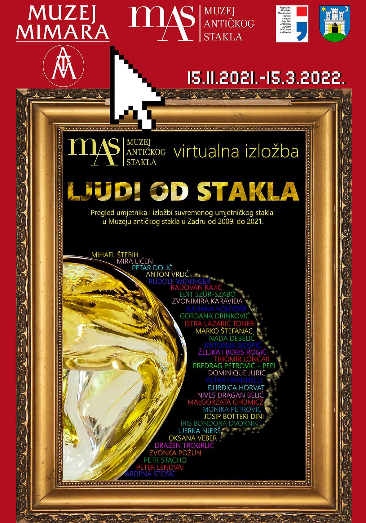 Virtualna izložba MAS-a u Muzeju Mimara - LJUDI OD STAKLA