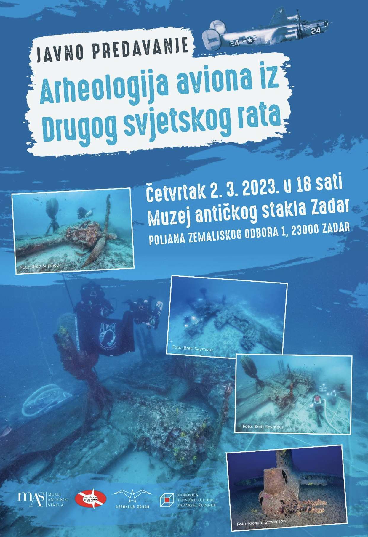 Javno predavanje "Arheologija aviona iz Drugog svjetskog rata"