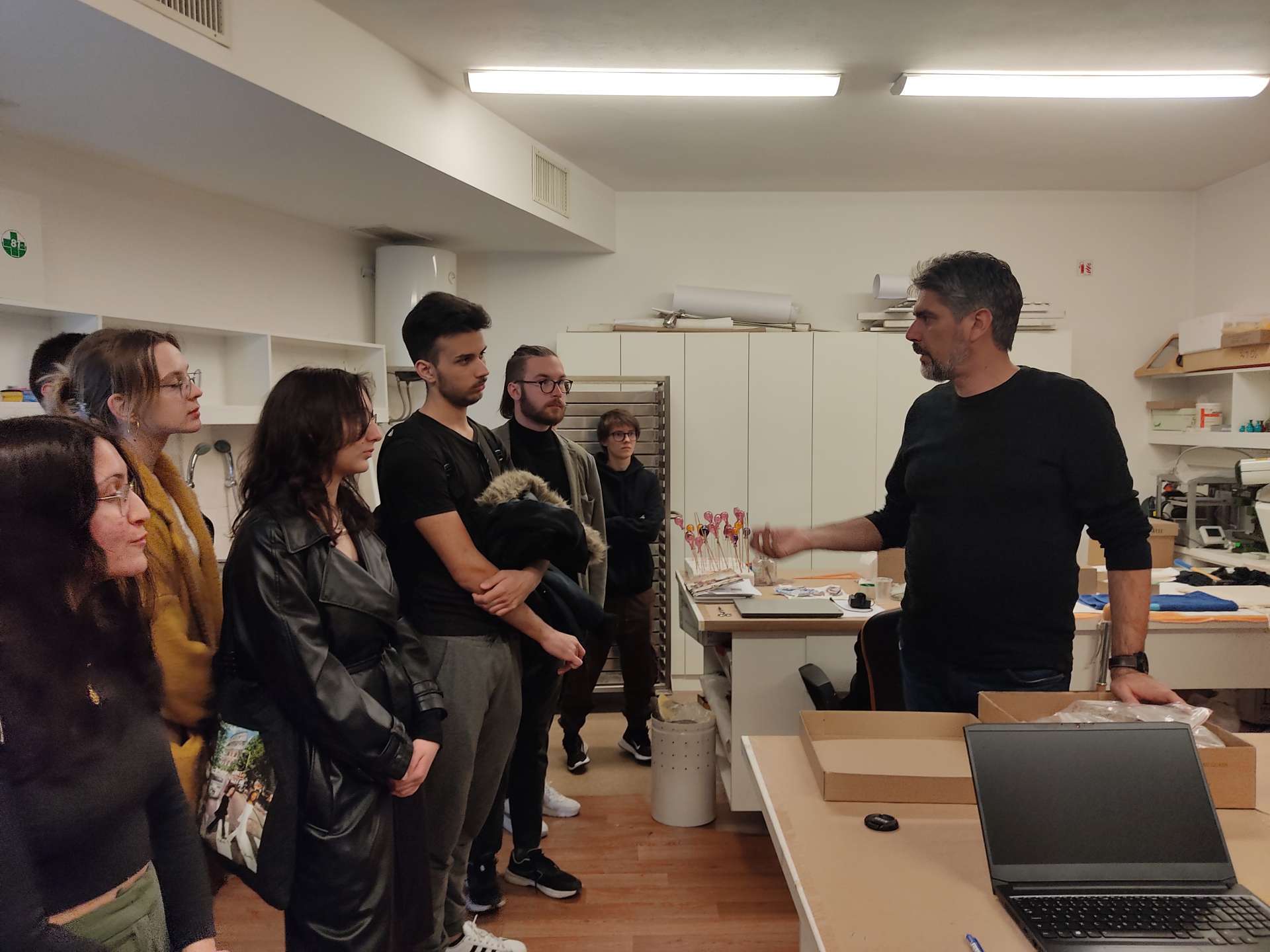 Visit of first-year archeology undergraduate students at the University of Zadar