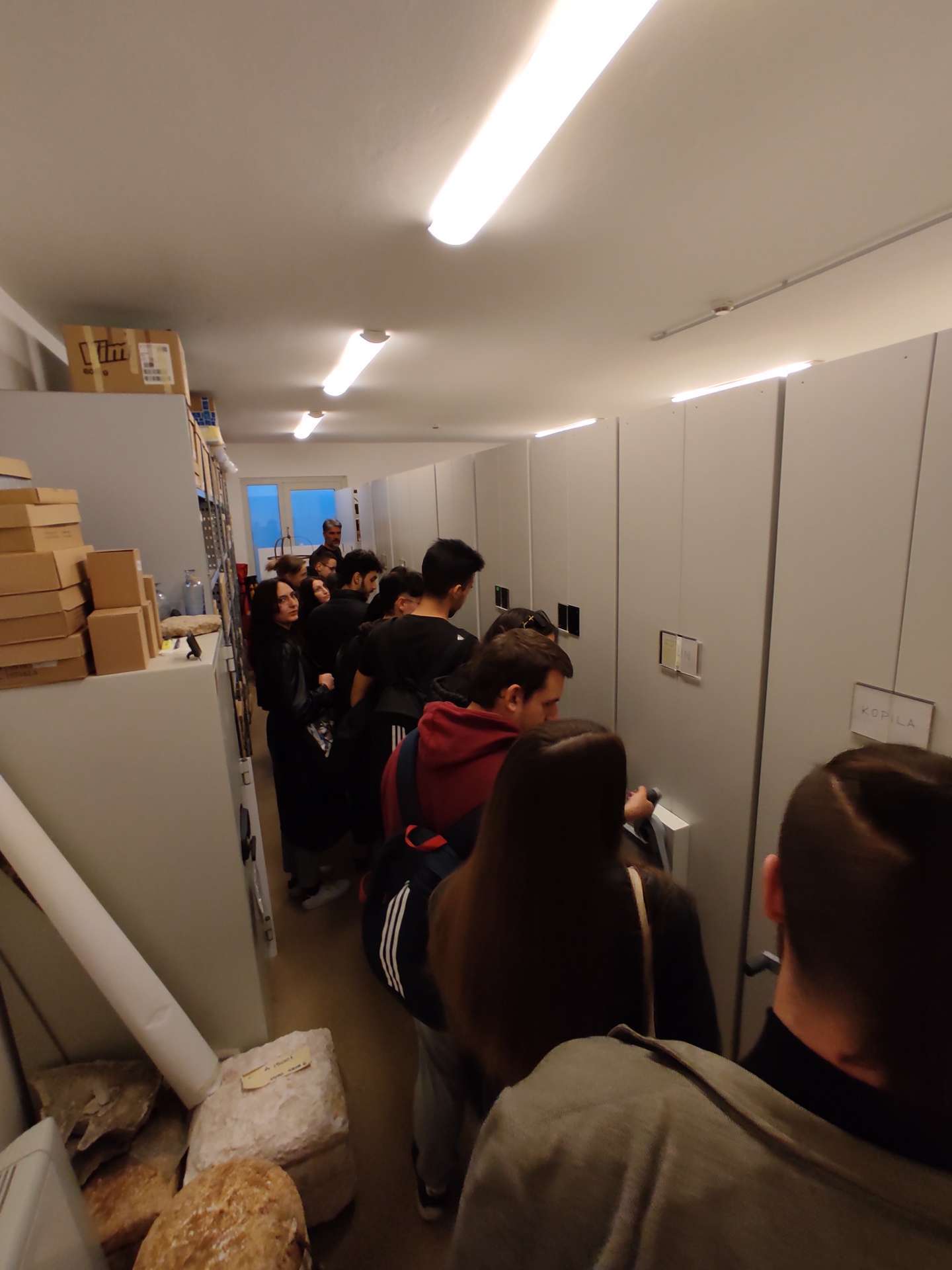 Visit of first-year archeology undergraduate students at the University of Zadar