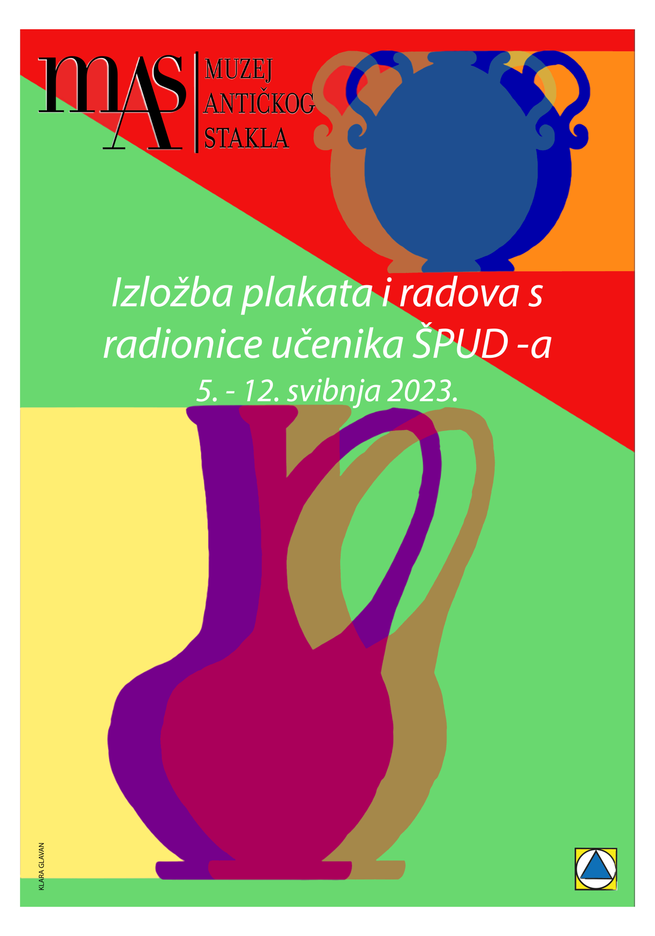 Najava izložbe plakata i radova s radionice učenika ŠPUD-a