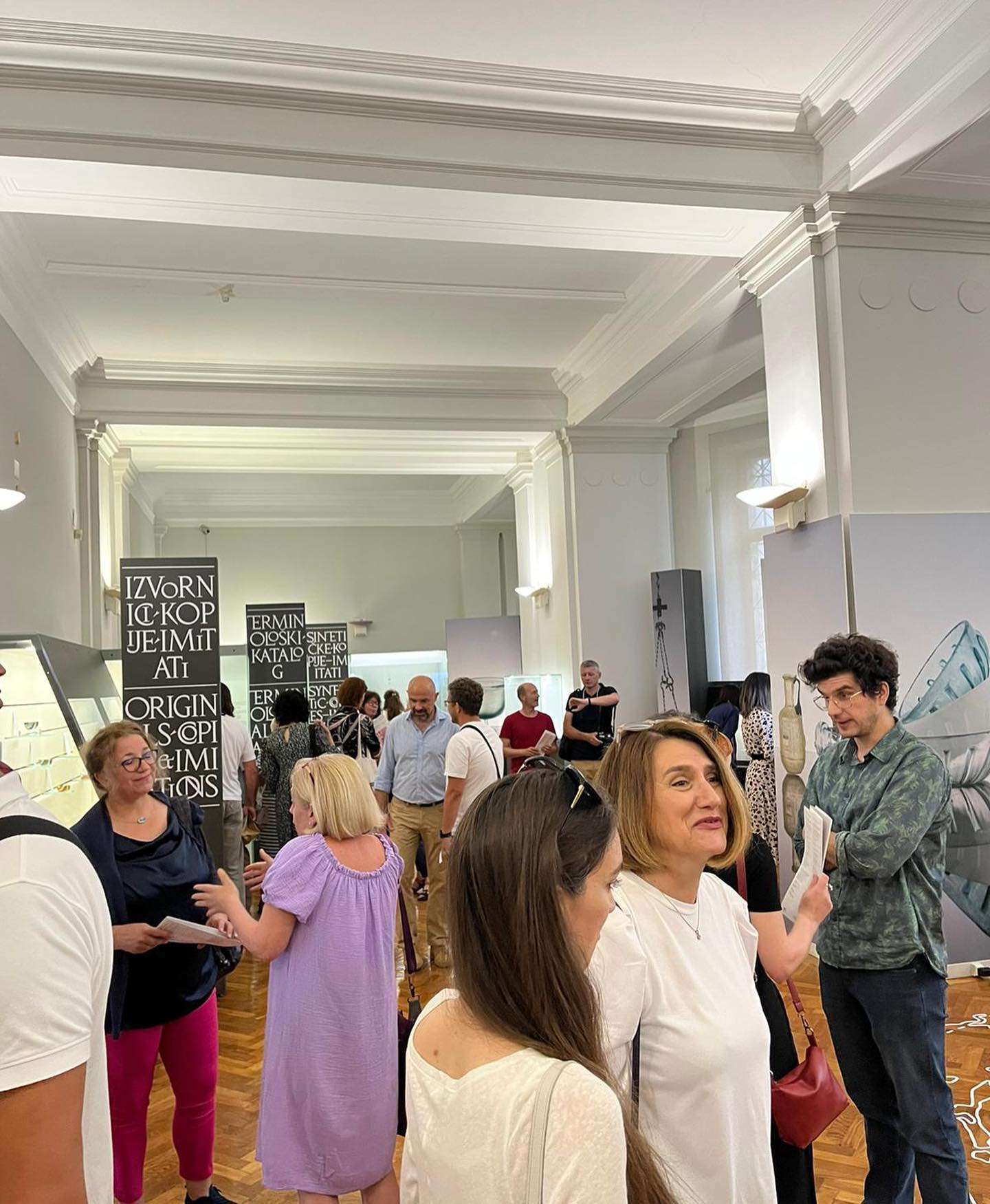 Opening of the exhibition "Ancient glass in colors" and "Originals, copies, imitations" in the Archaeological Museum Split