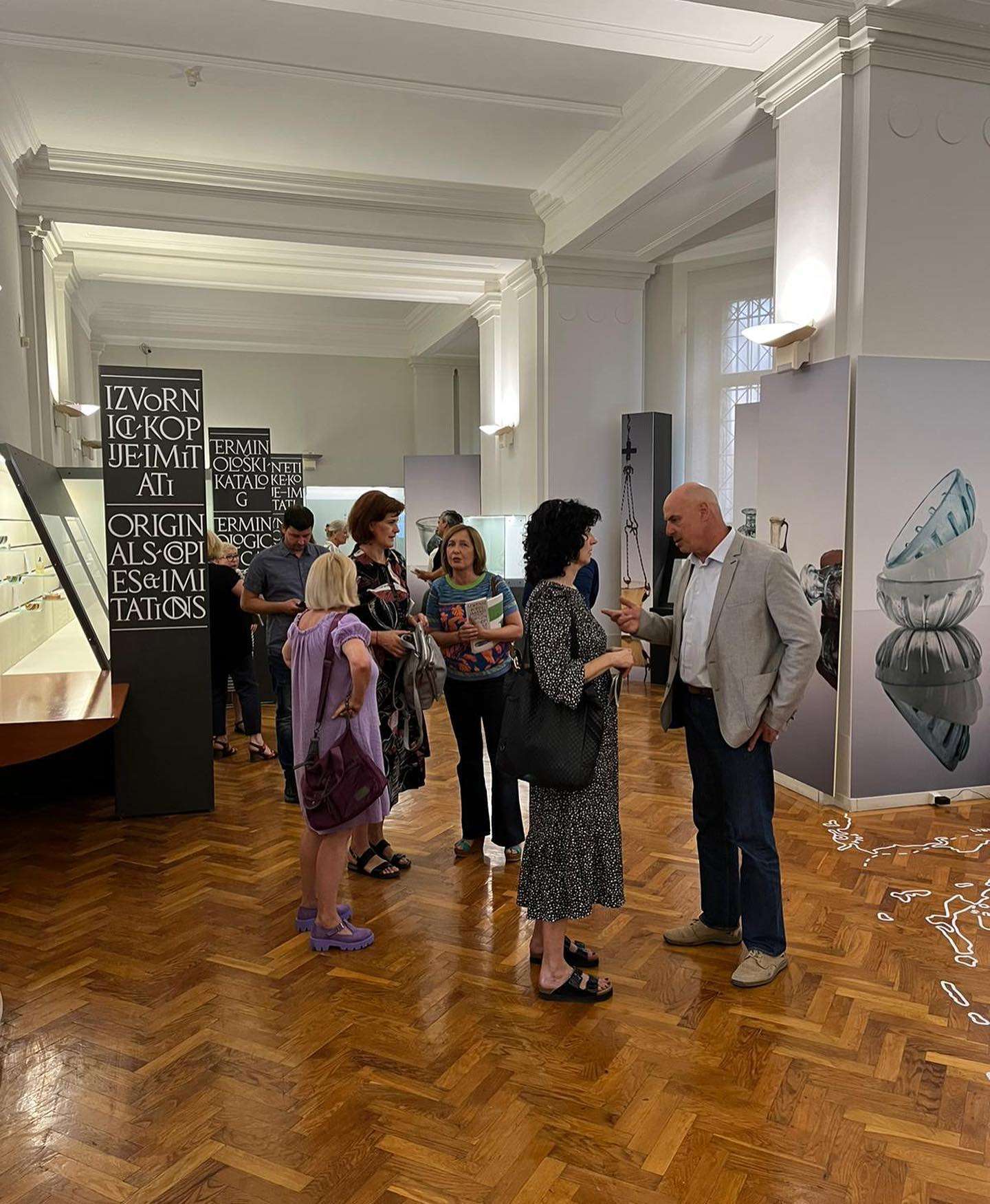 Opening of the exhibition "Ancient glass in colors" and "Originals, copies, imitations" in the Archaeological Museum Split