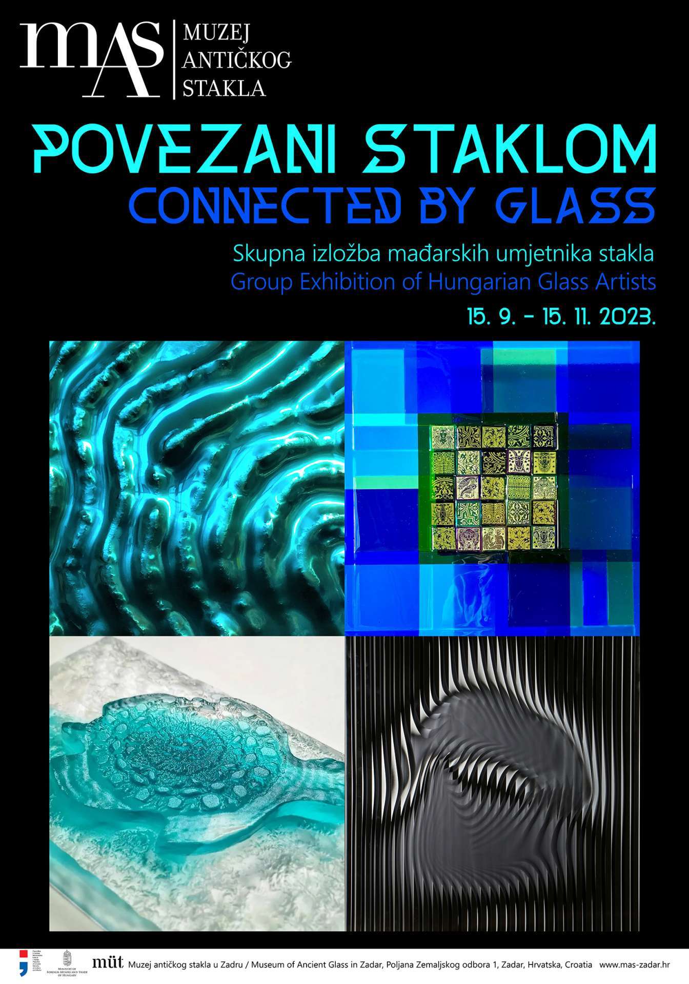 Najava izložbe "Povezani staklom"