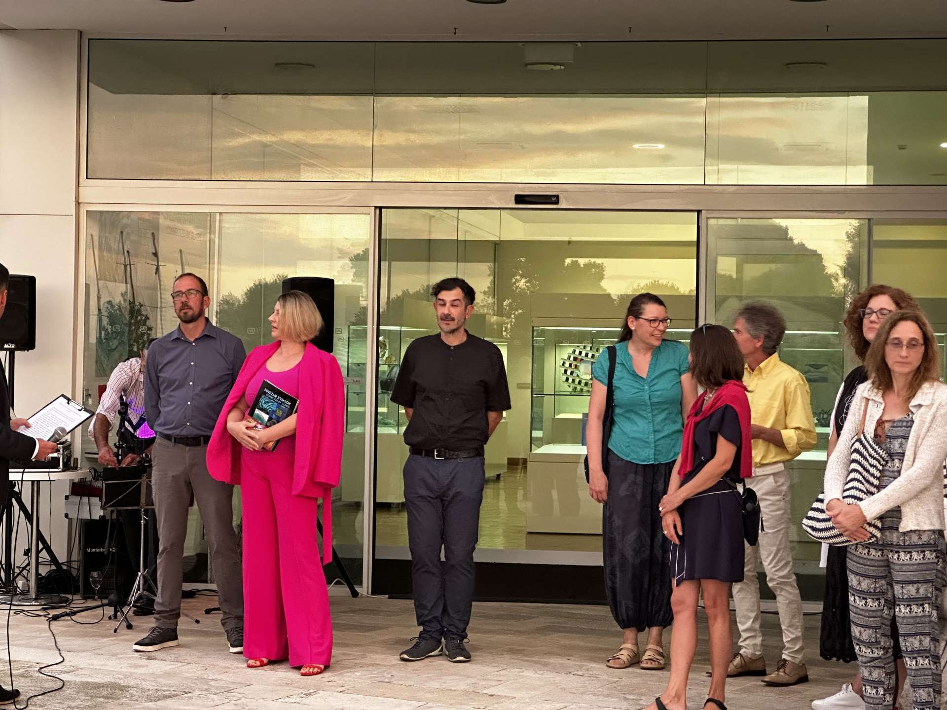Opening of the "Connected by Glass" exhibition of the group exhibition of Hungarian glass artists