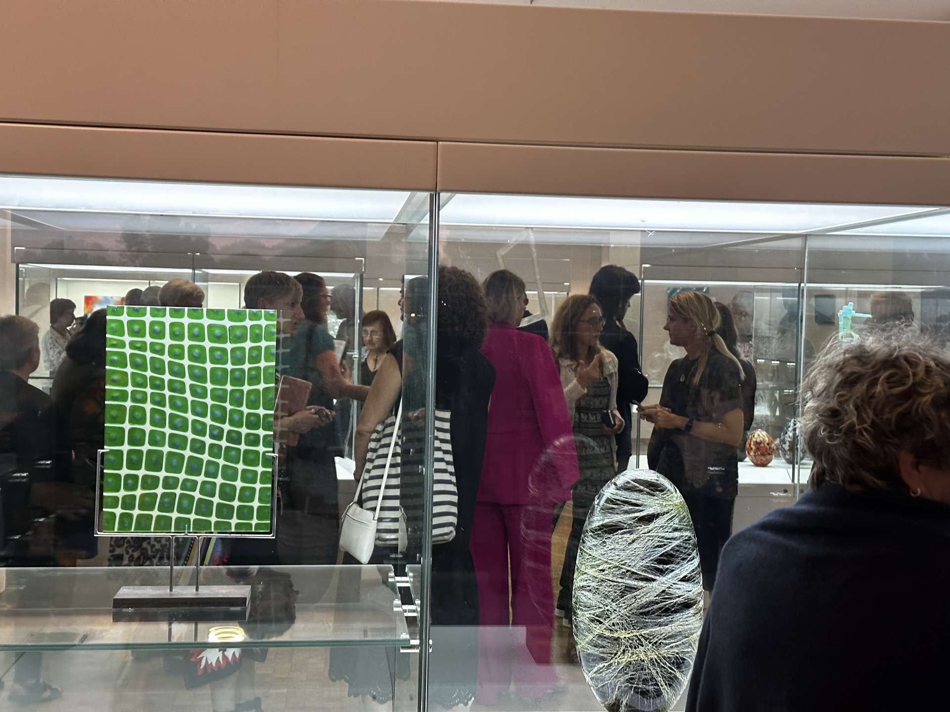 Opening of the "Connected by Glass" exhibition of the group exhibition of Hungarian glass artists