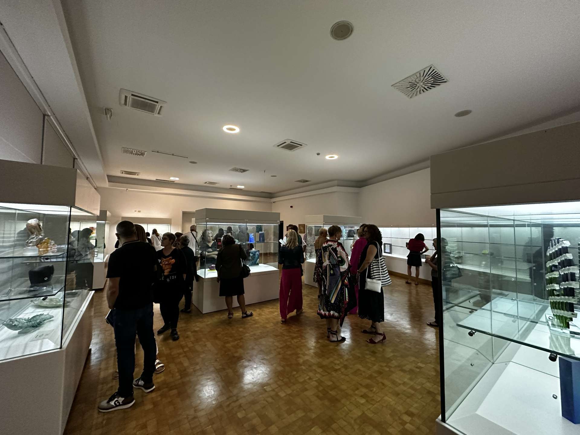 Opening of the "Connected by Glass" exhibition of the group exhibition of Hungarian glass artists