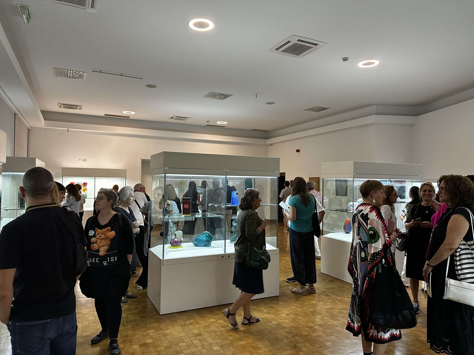 Opening of the "Connected by Glass" exhibition of the group exhibition of Hungarian glass artists