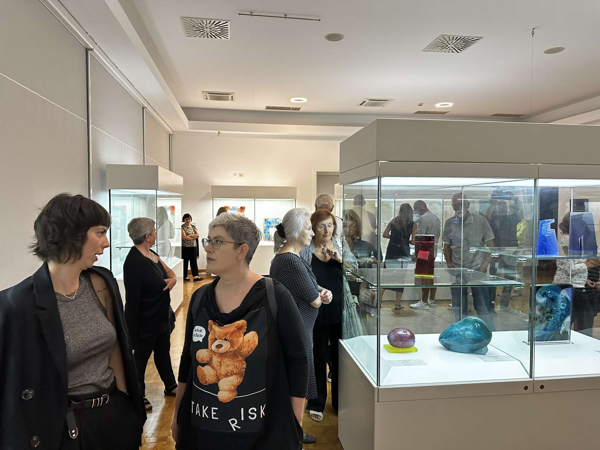 Opening of the "Connected by Glass" exhibition of the group exhibition of Hungarian glass artists