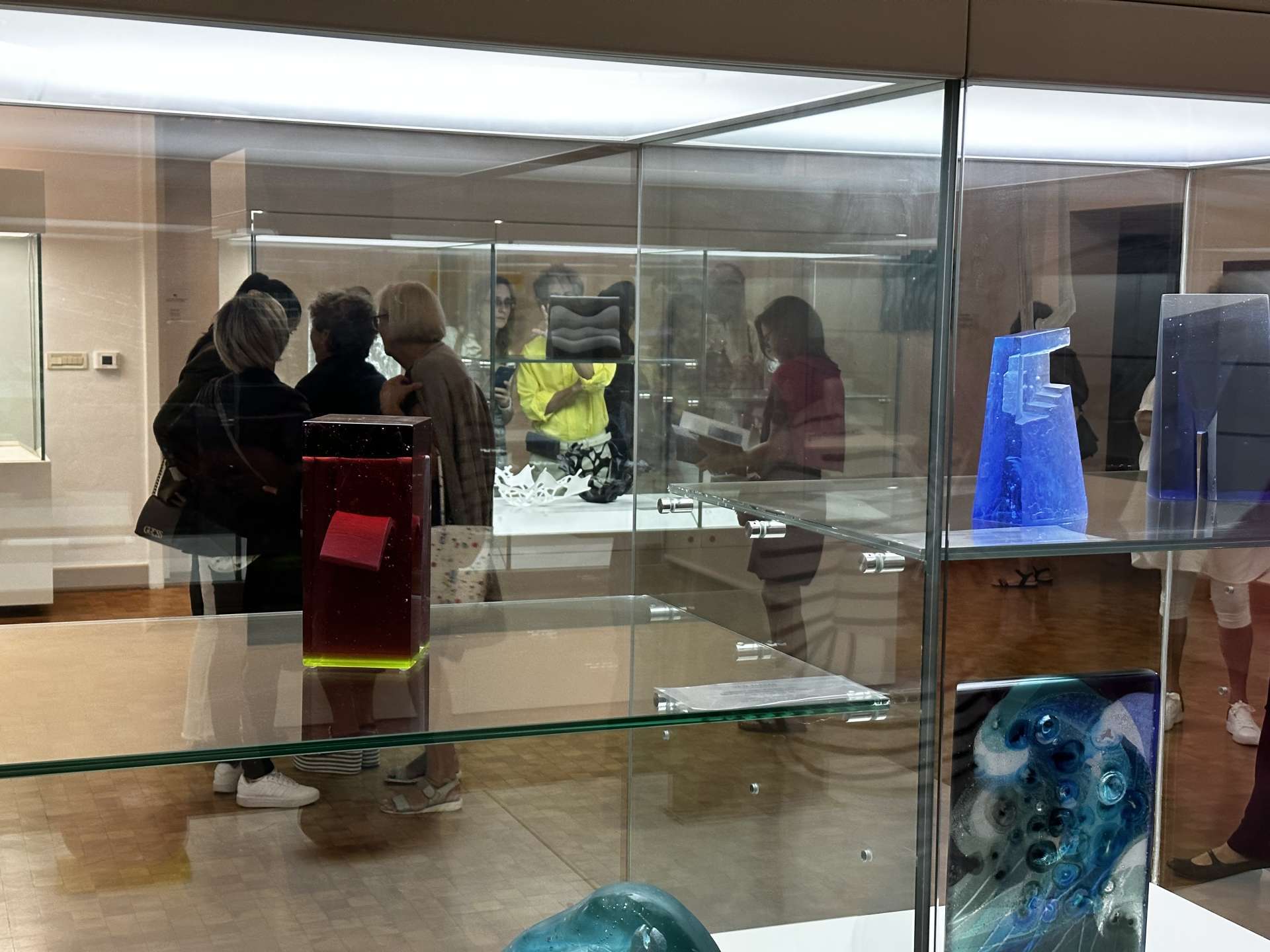 Opening of the "Connected by Glass" exhibition of the group exhibition of Hungarian glass artists
