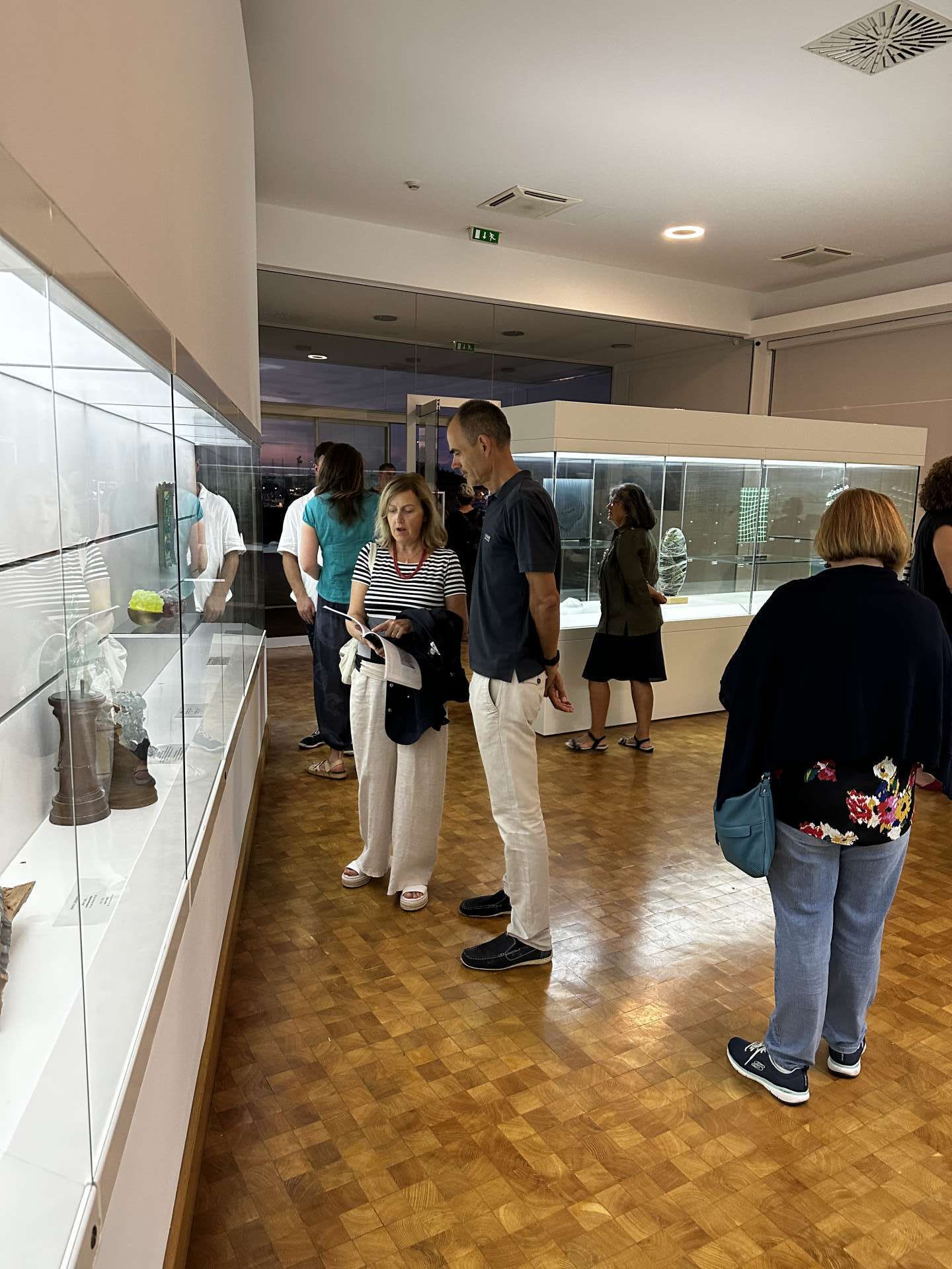 Opening of the "Connected by Glass" exhibition of the group exhibition of Hungarian glass artists
