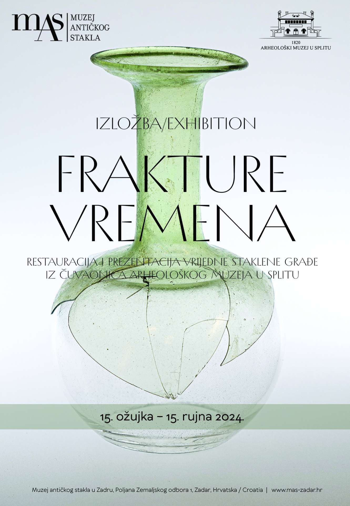 Najava izložbe "FRAKTURE VREMENA"
