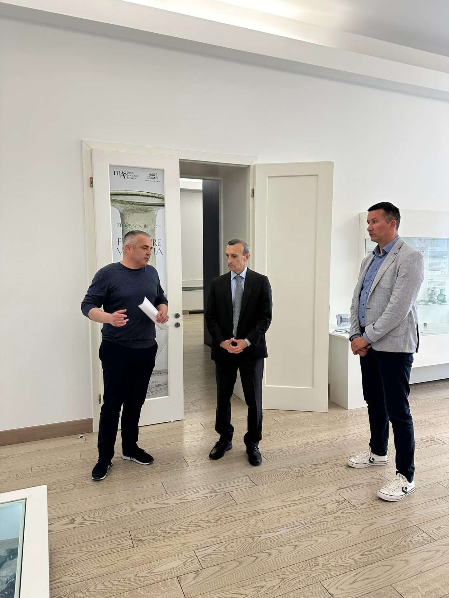 Visit of the Ambassador of the Republic of Italy in Croatia to the Museum of Ancient Glass in Zadar