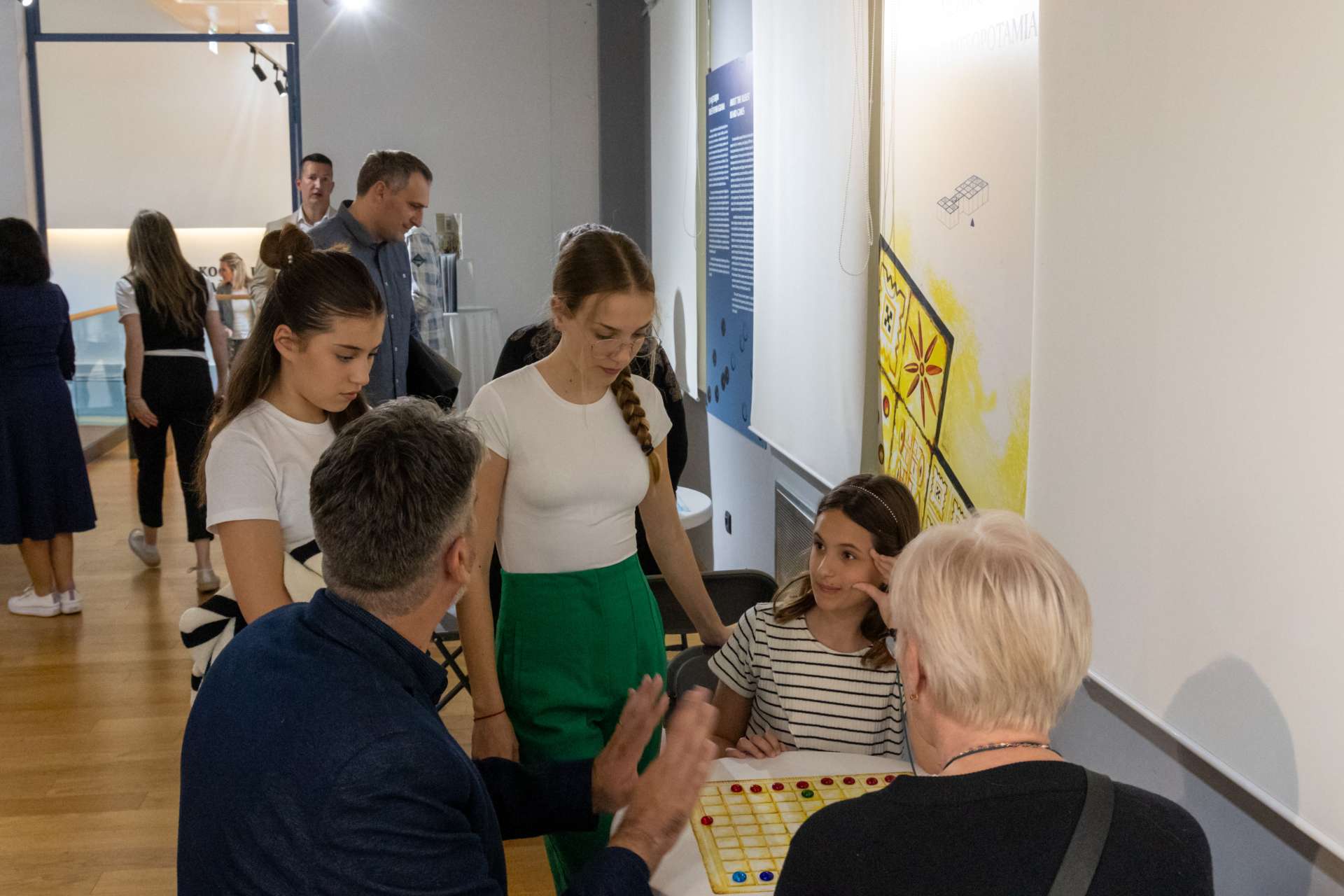 Opening of the exhibition "The die is cast: Ancient board games" in the Blato Cultural Center