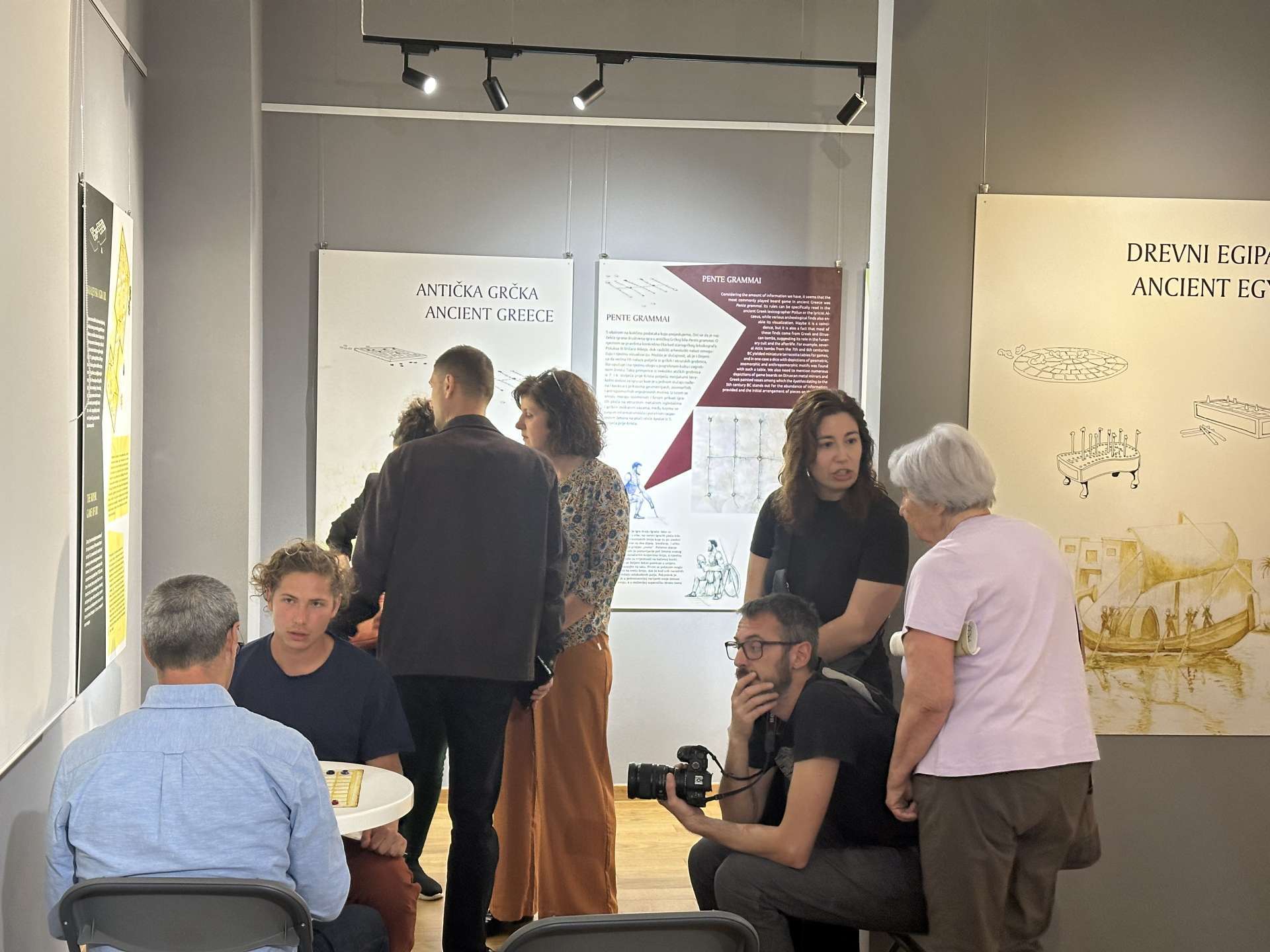 Opening of the exhibition "The die is cast: Ancient board games" in the Blato Cultural Center