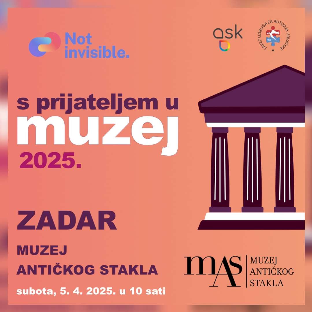 Poziv osobama s autizmom/autističnim osobama i njihovim prijateljima/prijateljicama: "S prijateljem u muzej!"