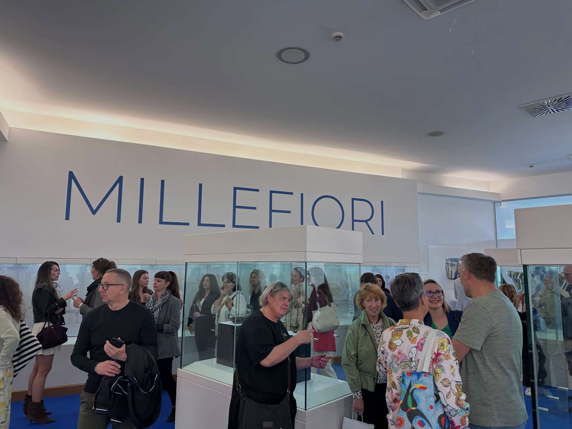 Atmosfera s otvorenja izložbe "Millefiori: antičko mozaično staklo s prostora Hrvatske”