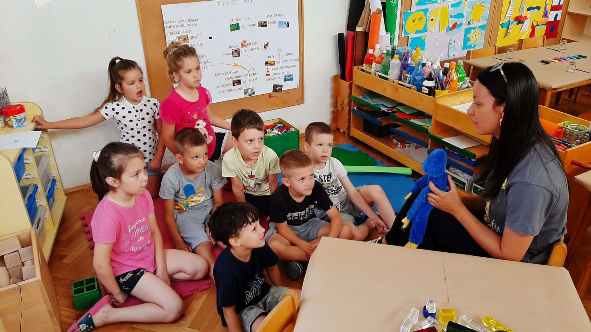 MUSEUM'S VISIT TO KINDERGARDEN "RADOST", PO JADRAN