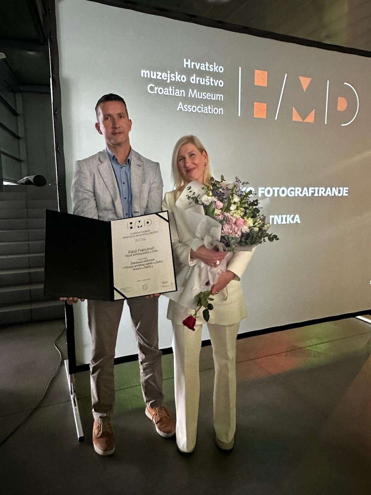 The Museum of Ancient Glass in Zadar wins the annual HMD award for the implemented marketing and promotional program